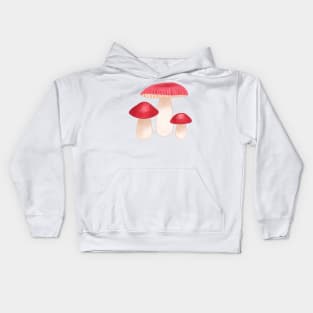 Russula Mushroom Kids Hoodie